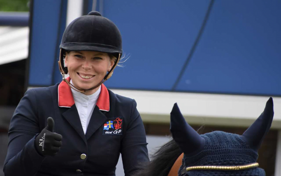 Malin Parmler wint 1m40 in Eindhoven