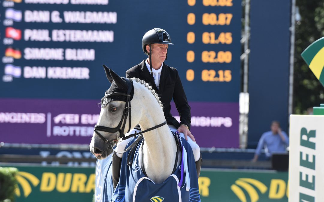Ehning wint opwarmer in Rotterdam