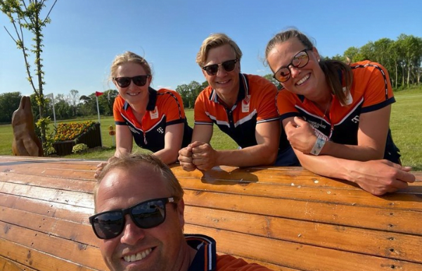 Eventingruiters Nederland op vier