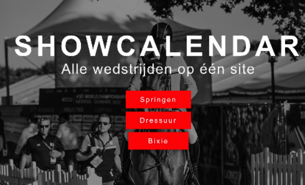 Nieuwe concourskalender maakt inschrijven makkelijker