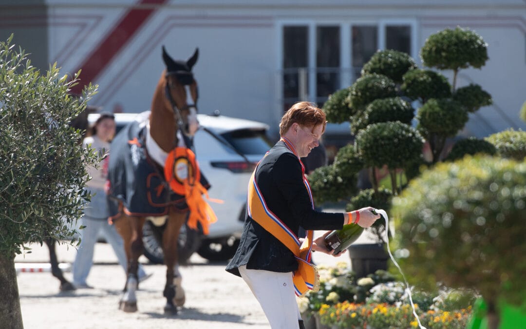 Logan Fiechter zonder fouten naar kampioenschap