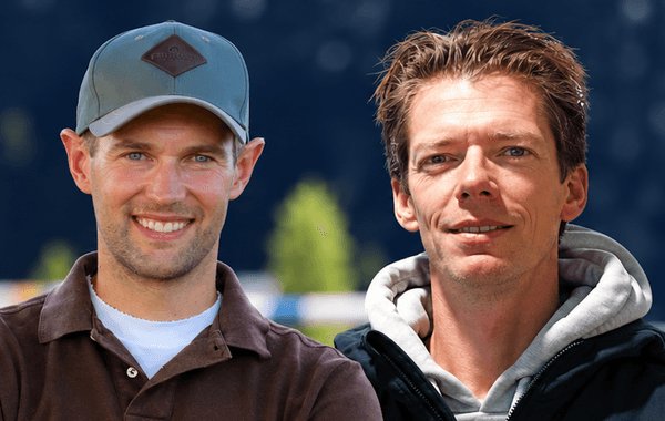 Robbert Ehrens en Joost Siemerink jureren pony’s